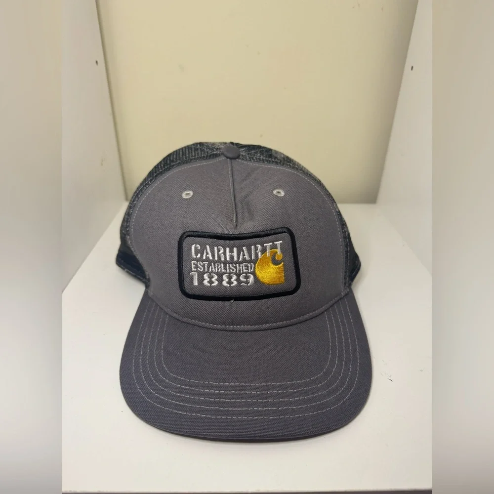 Carhartt Trucker Hat Mesh Camo Gray